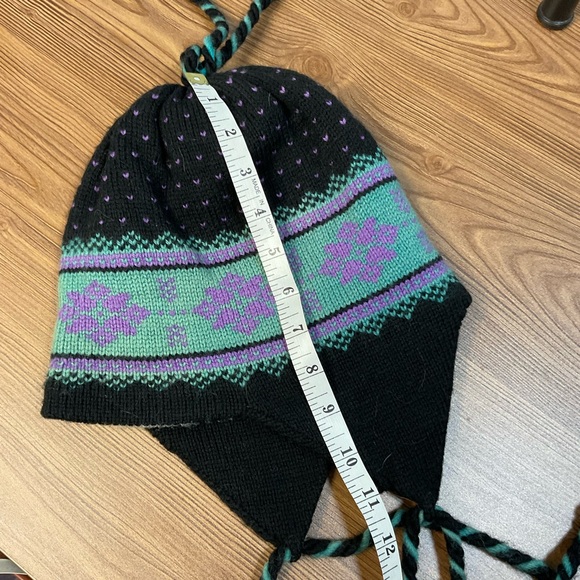 Hotch Knits 100% Wool GORE-TEX Earflap Ski Hat Handmade in USA #knitwear